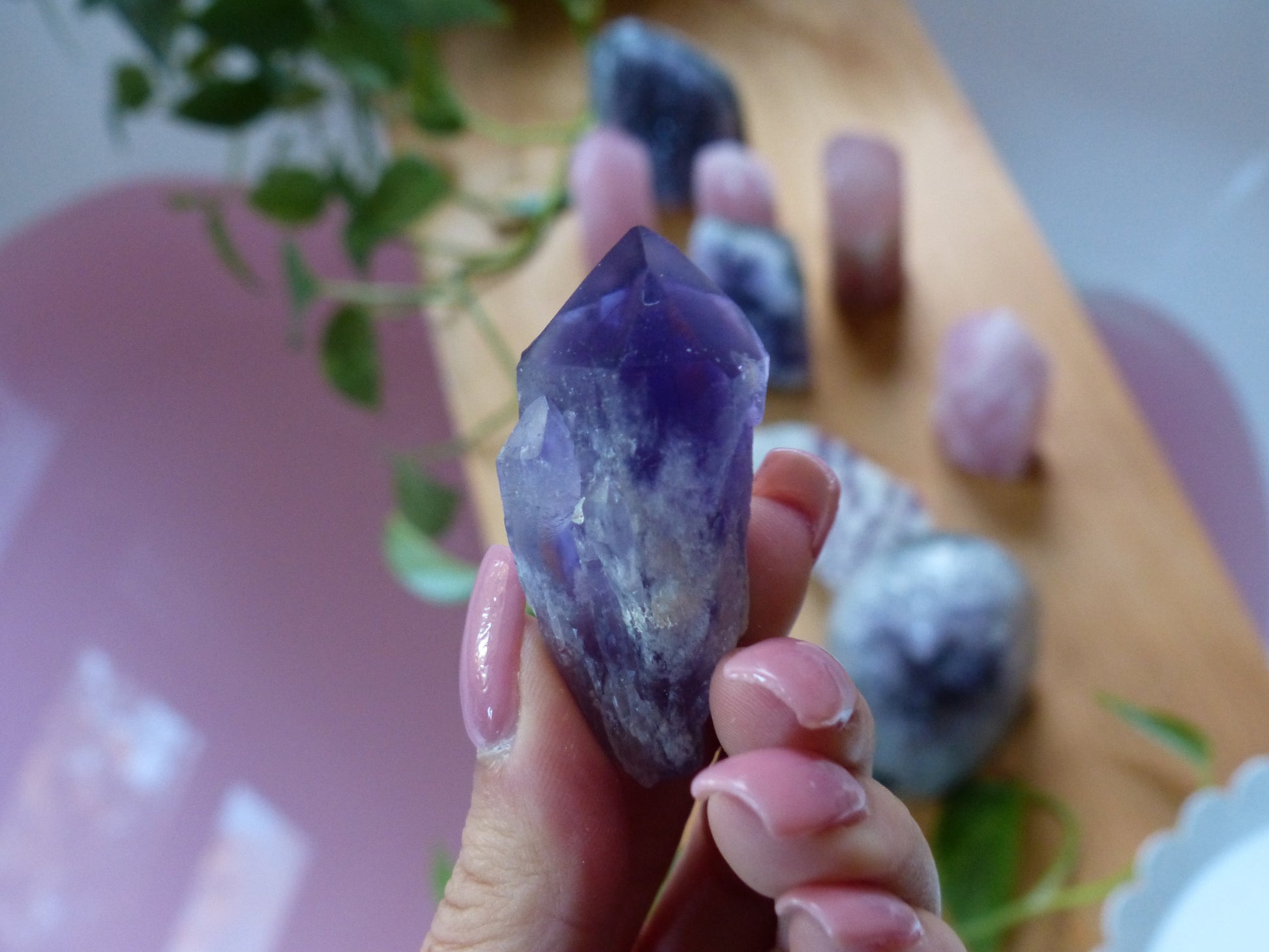 Amethyst Point, Amethyst Elestial Point from Brazil (#2) - Simply Affinity