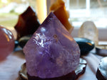 Amethyst Point, Polished Point with Rough Base (#3) - Simply Affinity