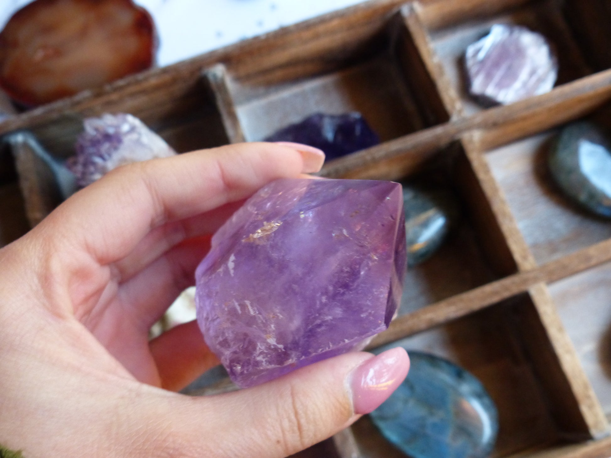 Amethyst Point, Polished Point with Rough Base (#3) - Simply Affinity