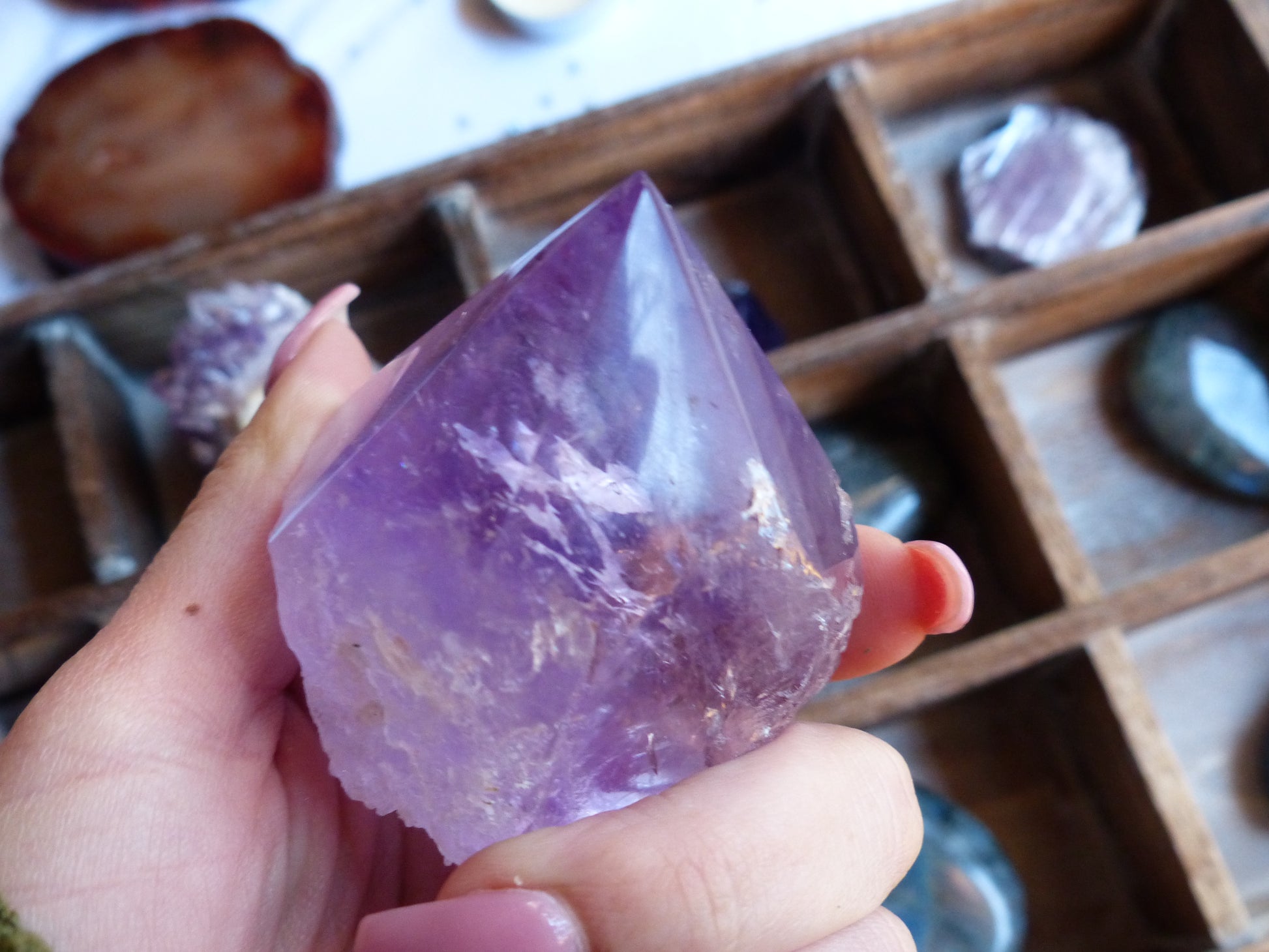 Amethyst Point, Polished Point with Rough Base (#3) - Simply Affinity
