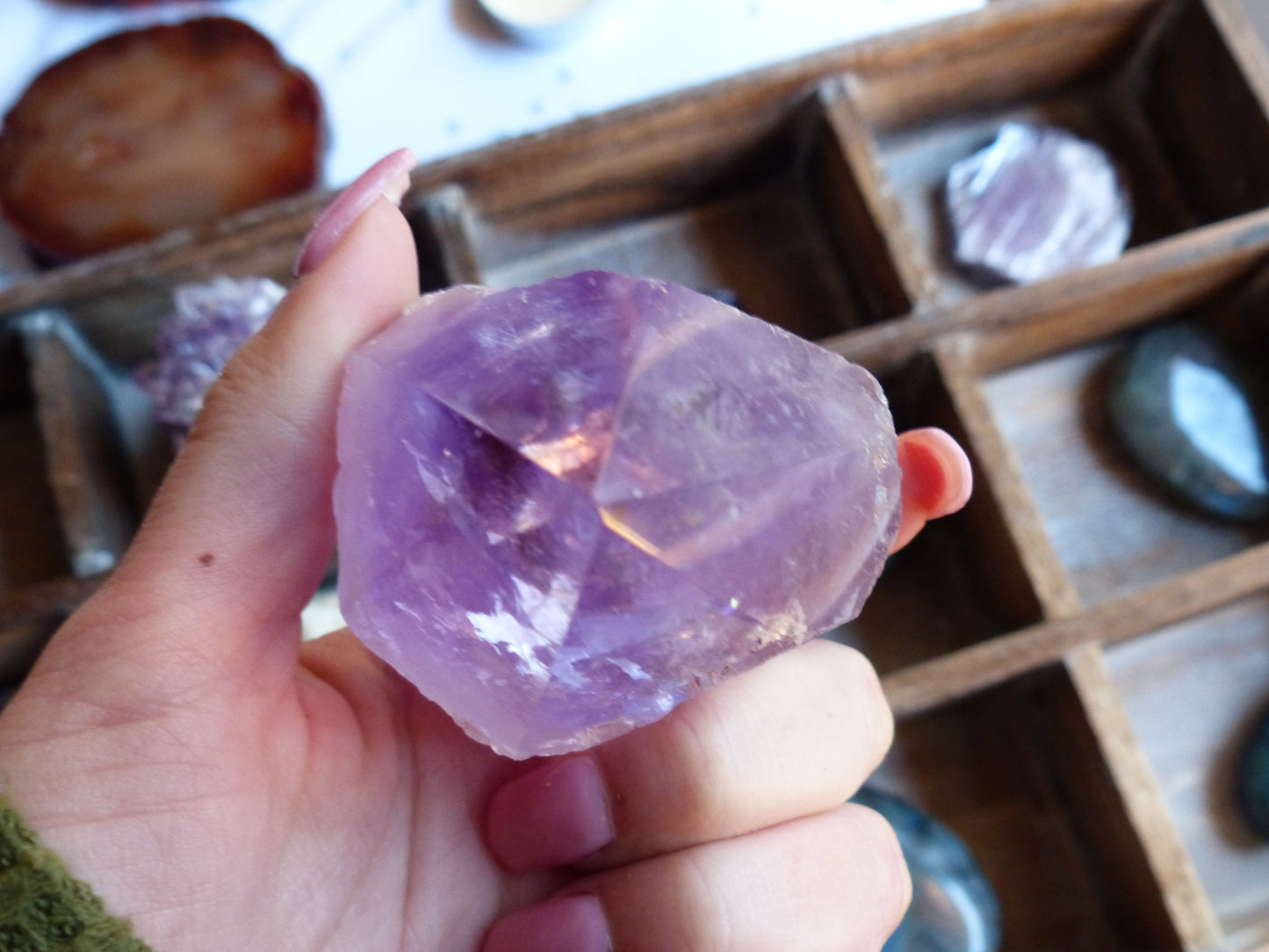 Amethyst Point, Polished Point with Rough Base (#3) - Simply Affinity