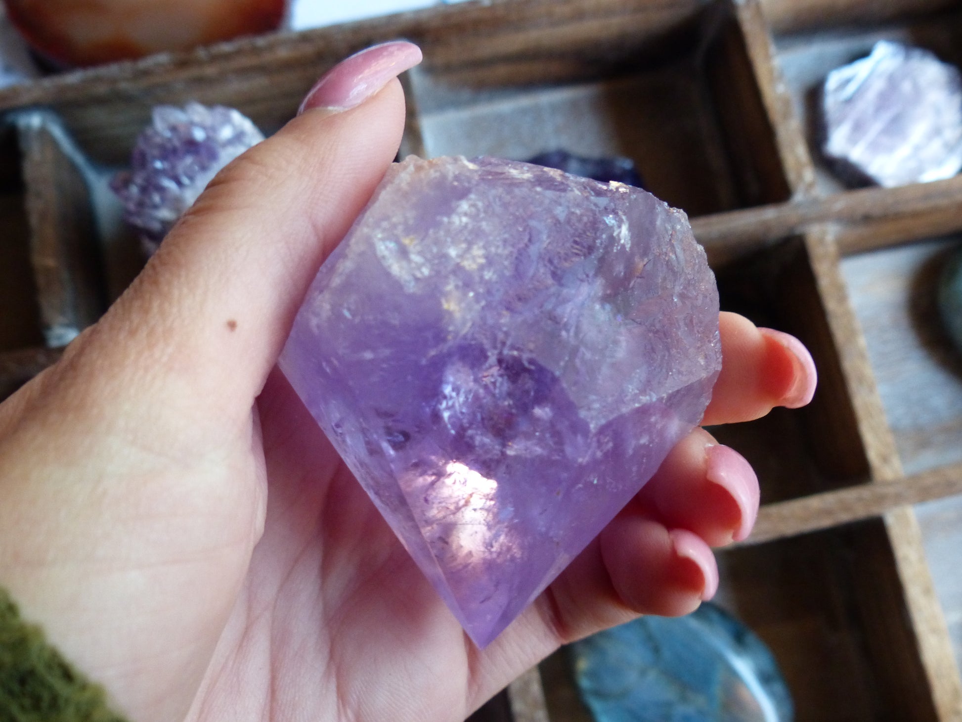 Amethyst Point, Polished Point with Rough Base (#3) - Simply Affinity