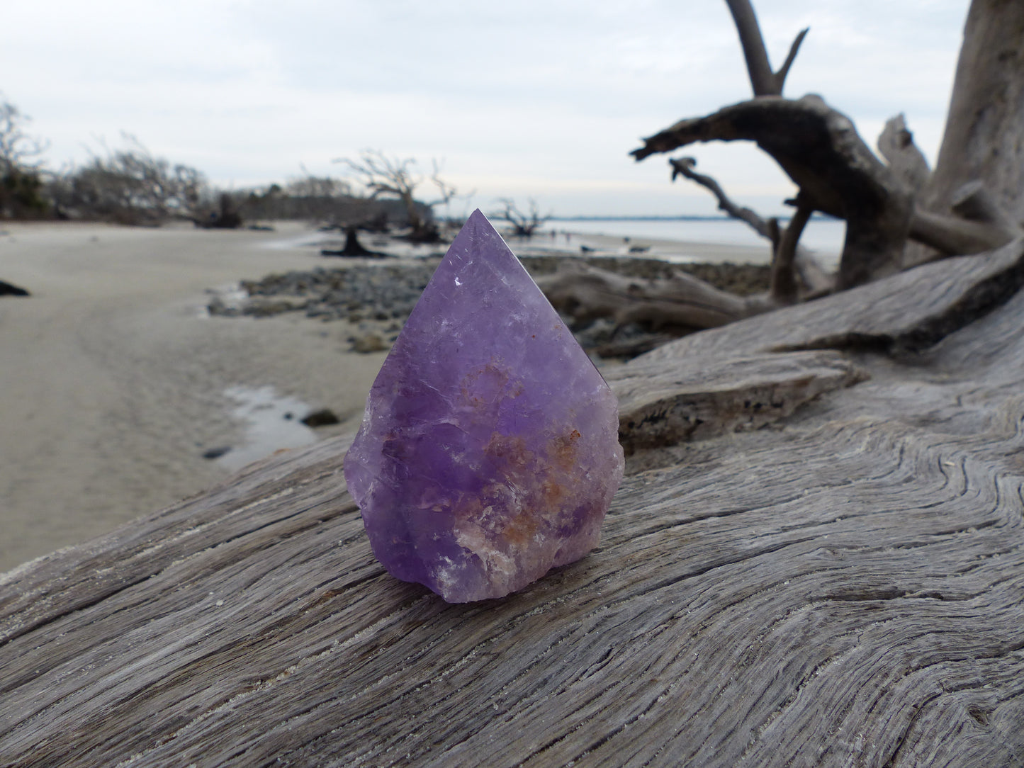 Amethyst Point, Polished Point with Rough Base (#8) - Simply Affinity