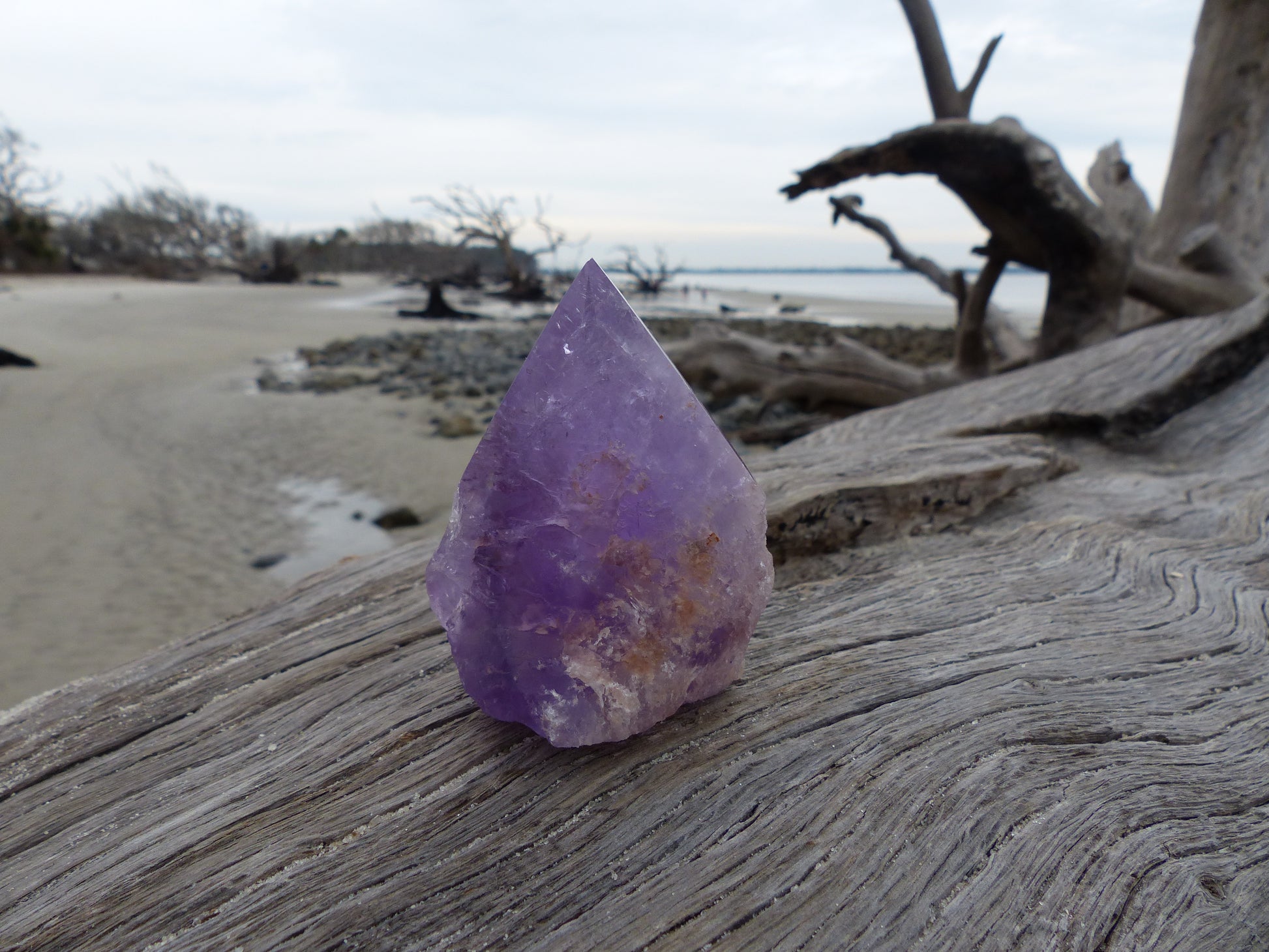 Amethyst Point, Polished Point with Rough Base (#8) - Simply Affinity