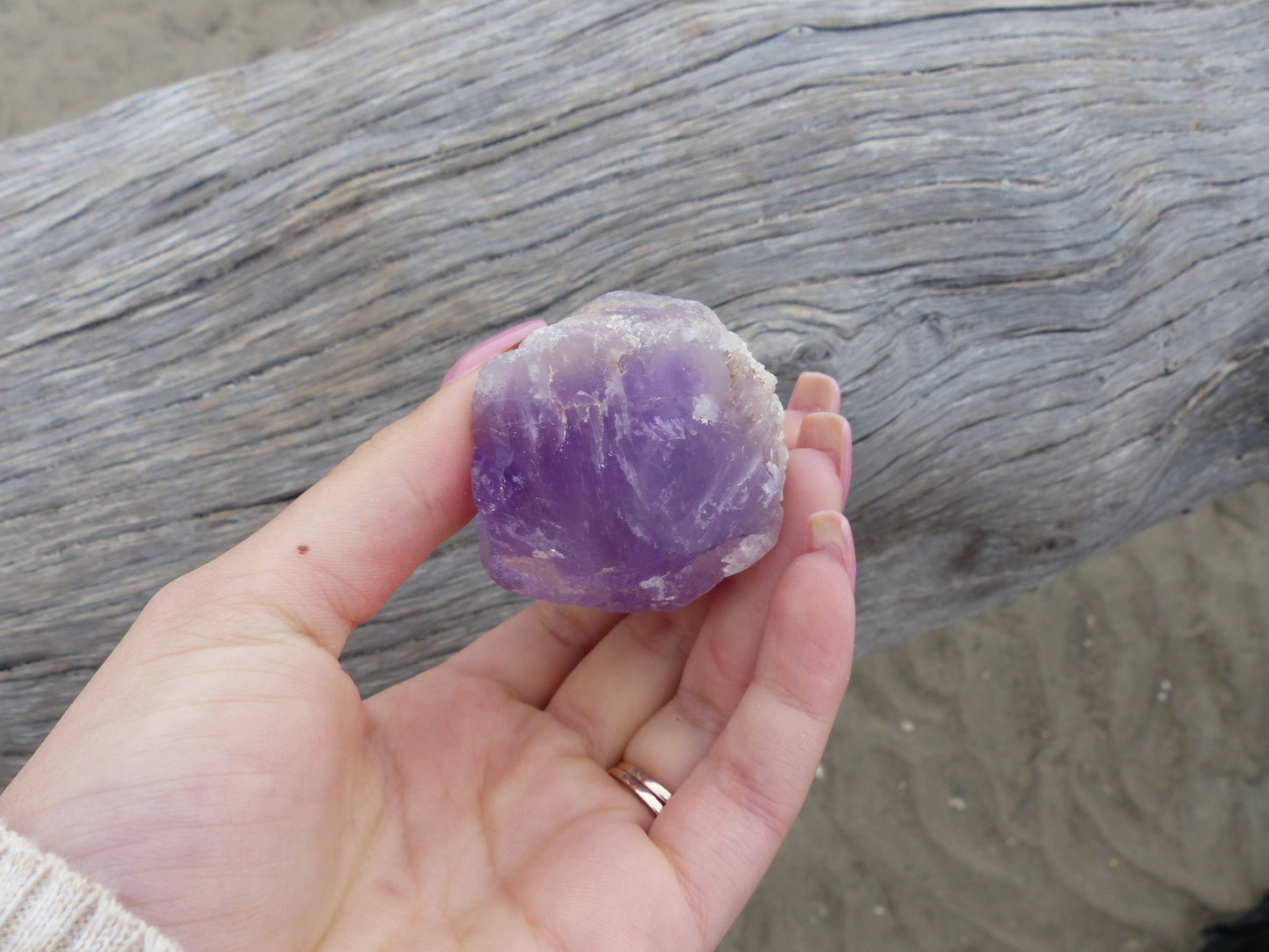 Amethyst Point, Polished Point with Rough Base (#8) - Simply Affinity