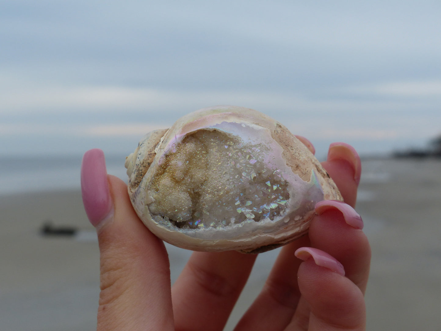 Aura Druzy Shell (#9) - Simply Affinity