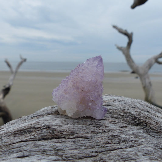 Amethyst Spirit Quartz Point, Amethyst Cactus Quartz (#8) - Simply Affinity