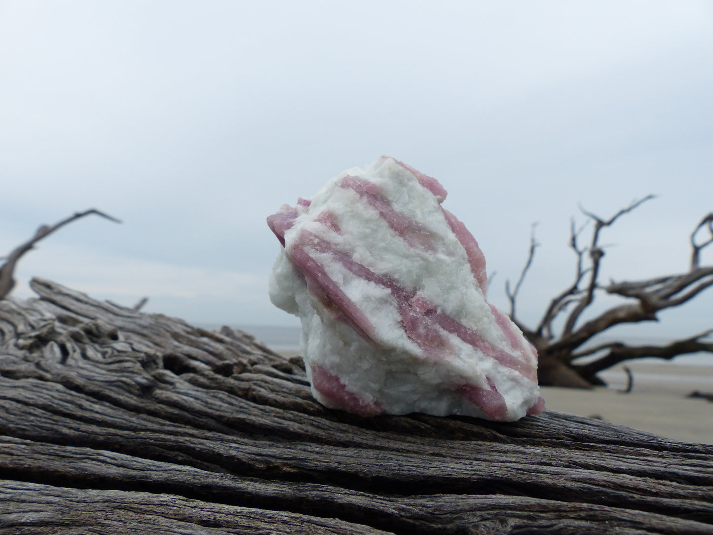 Pink Tourmaline in Quartz #6)
