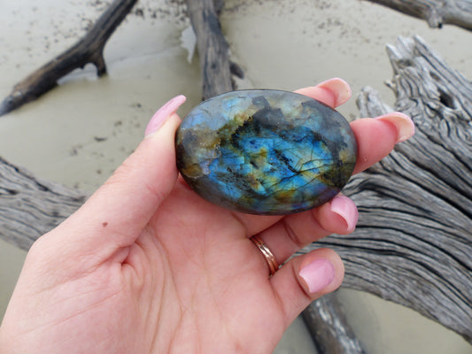 Labradorite Palm Stone (#60)