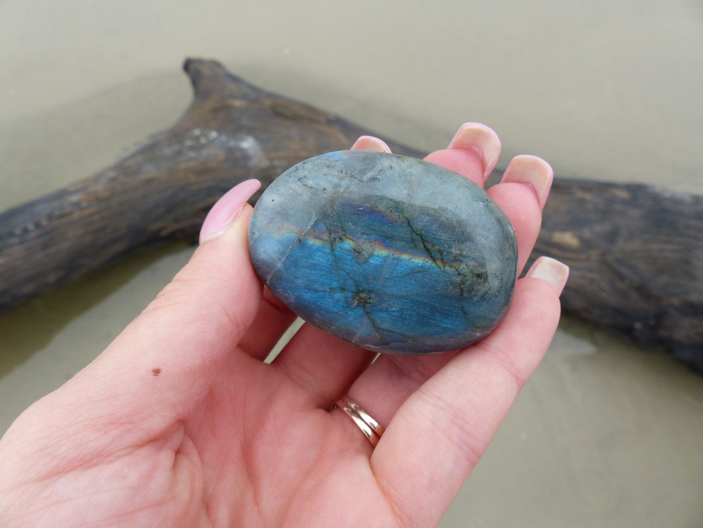 Labradorite Palm Stone (#61)