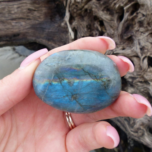 Labradorite Palm Stone (#61)