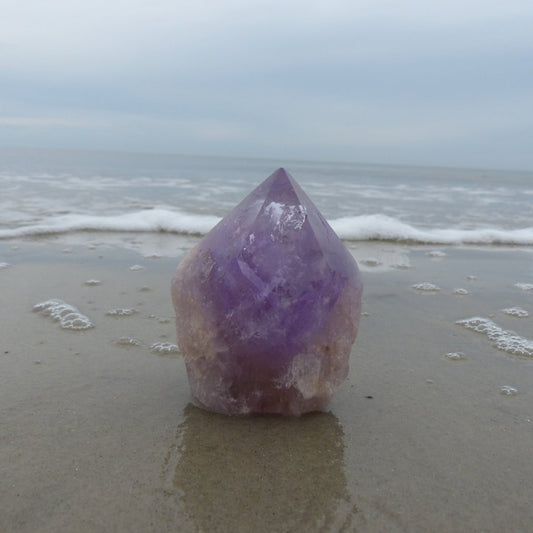 Amethyst Point, Polished Point with Rough Base (#6) - Simply Affinity