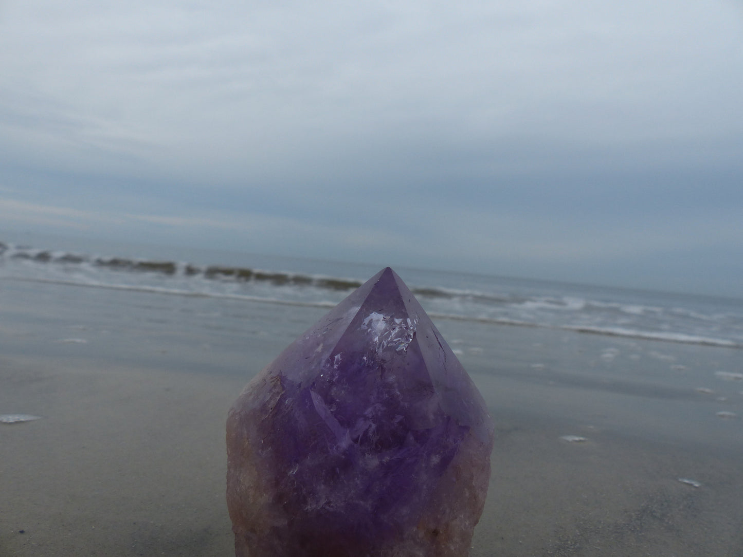 Amethyst Point, Polished Point with Rough Base (#6) - Simply Affinity