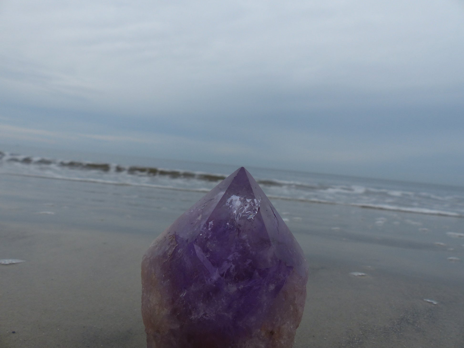 Amethyst Point, Polished Point with Rough Base (#6) - Simply Affinity