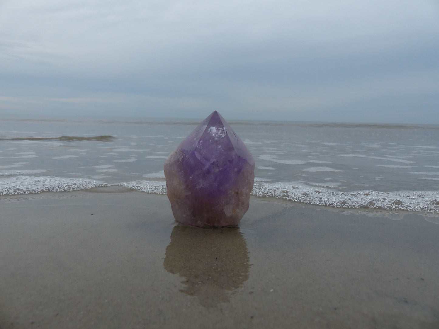 Amethyst Point, Polished Point with Rough Base (#6) - Simply Affinity