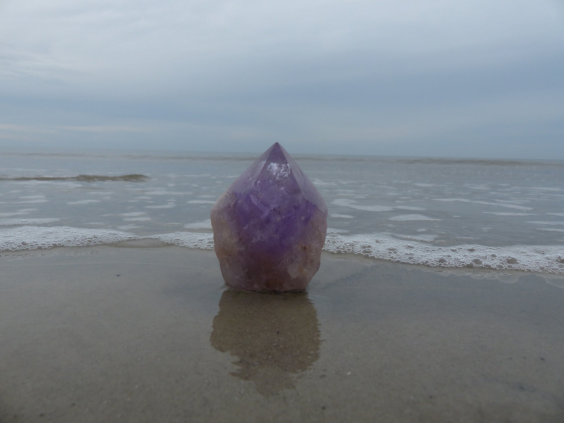 Amethyst Point, Polished Point with Rough Base (#6) - Simply Affinity