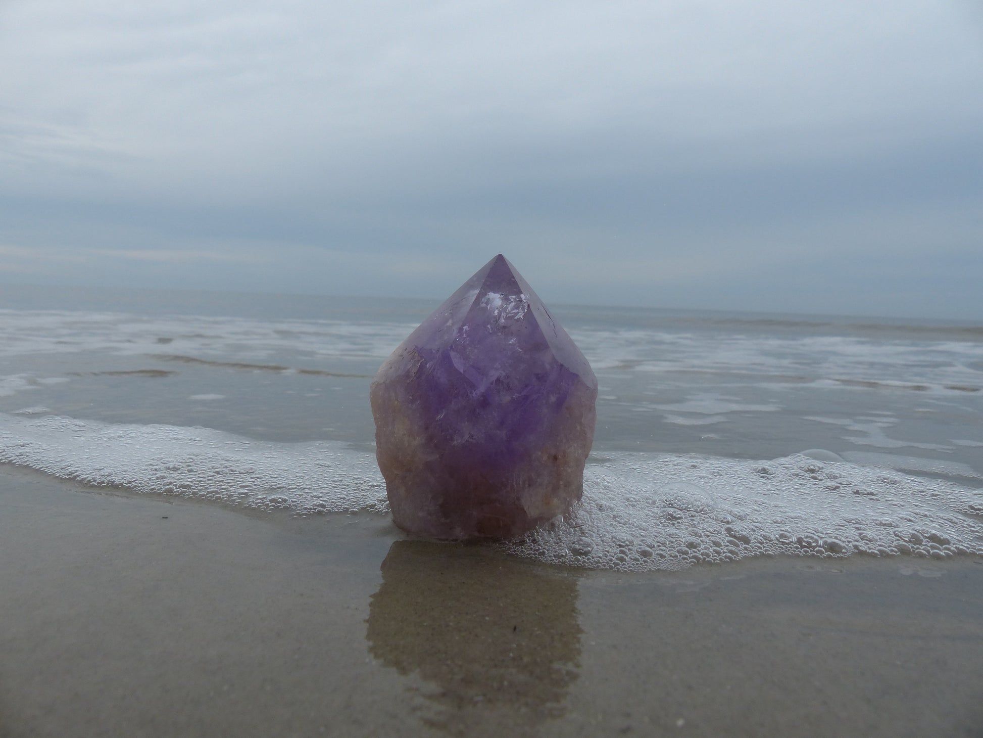 Amethyst Point, Polished Point with Rough Base (#6) - Simply Affinity