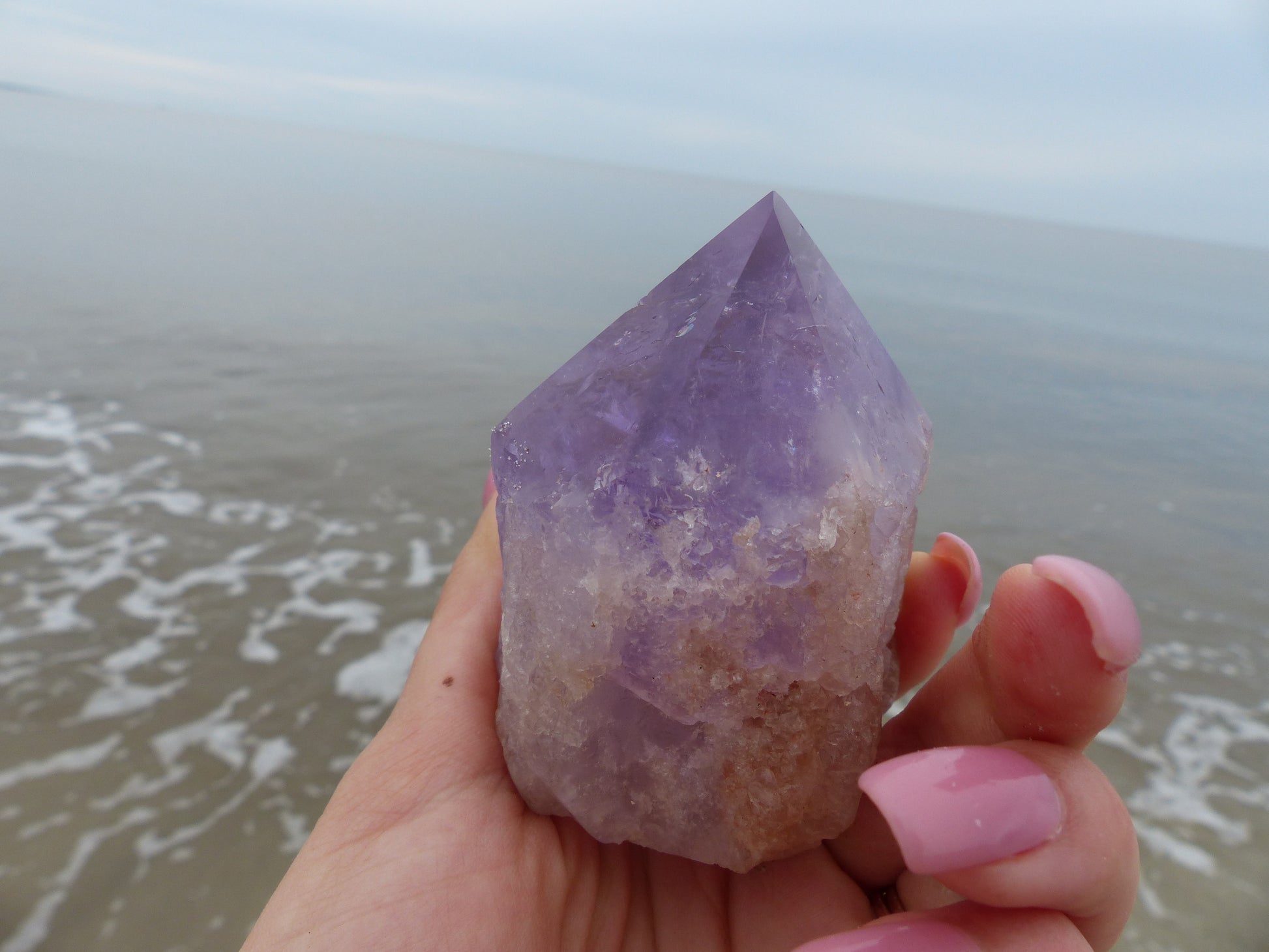 Amethyst Point, Polished Point with Rough Base (#6) - Simply Affinity