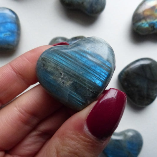 Labradorite Heart (#4)