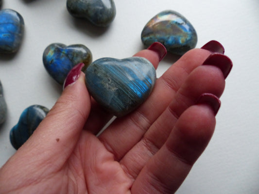 Labradorite Heart (#4)