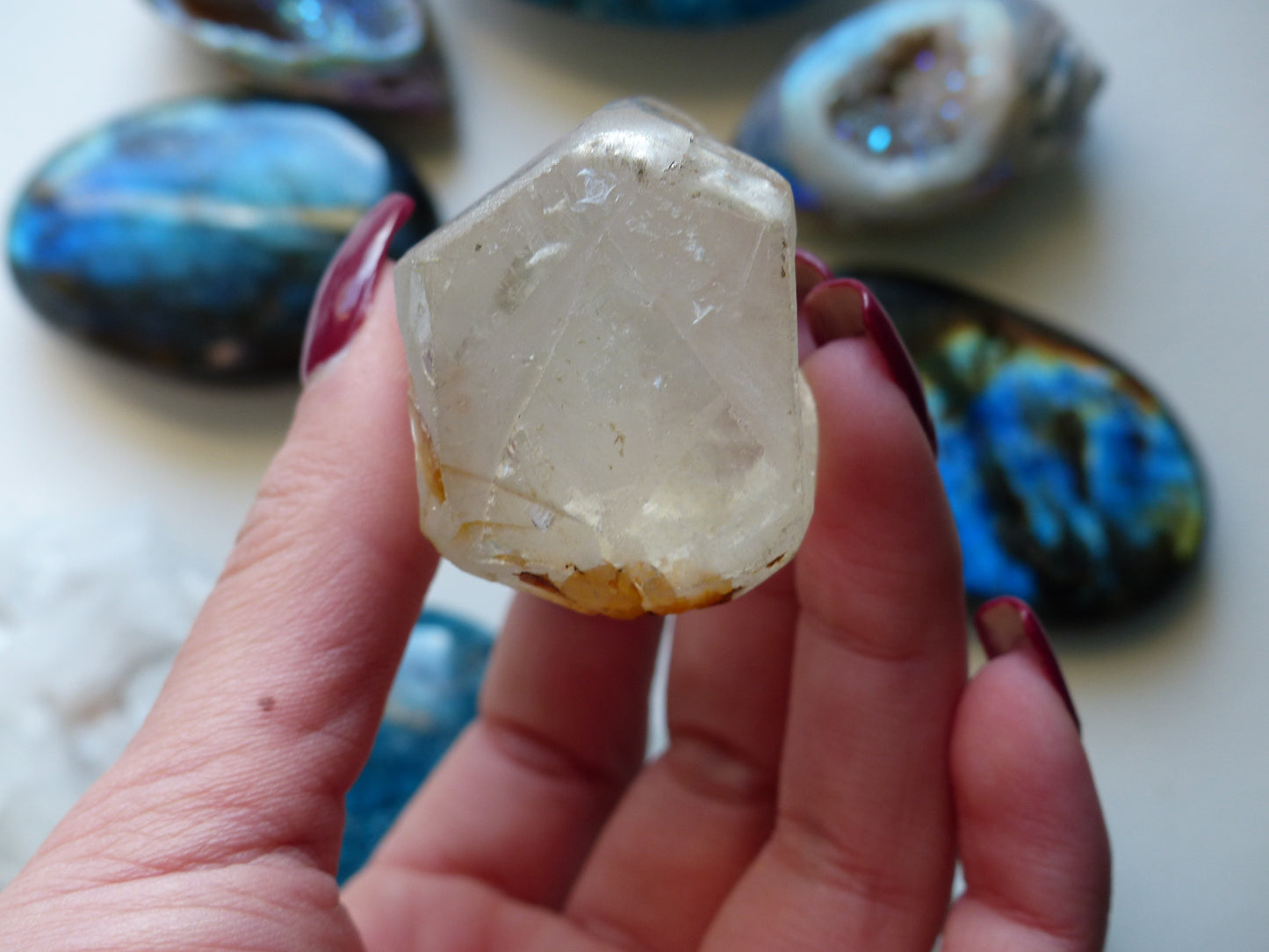Quartz Point - Collectors Piece with Carved Dolphins - Simply Affinity