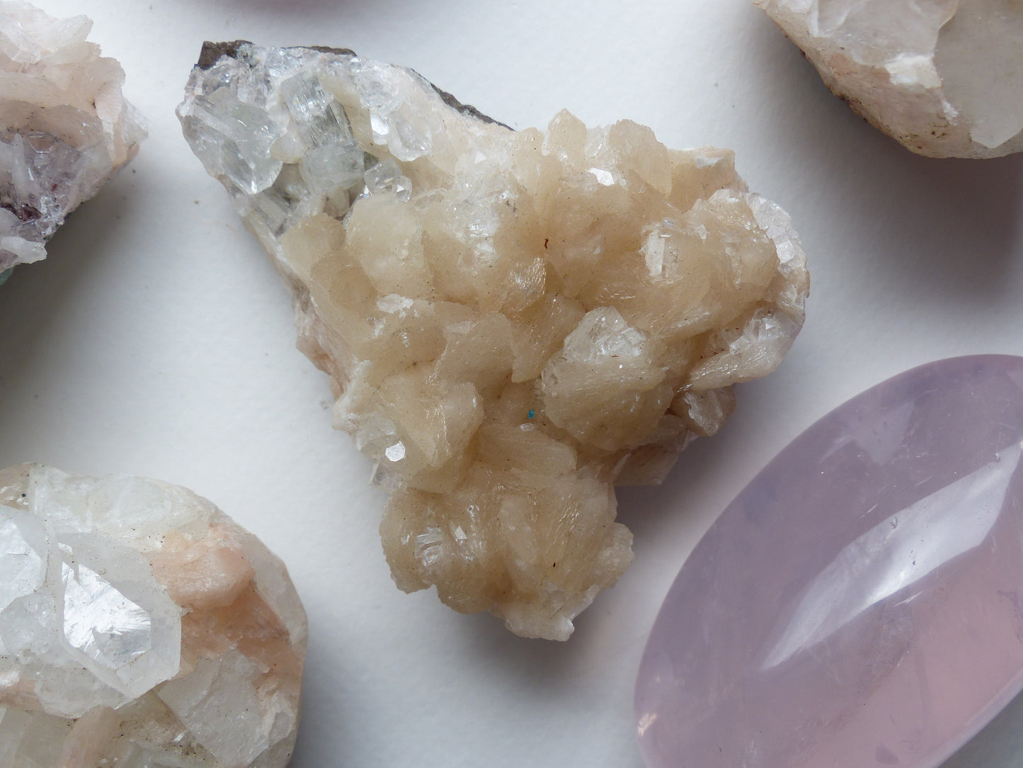 Stillbite & Apophyllite Cluster (#1)