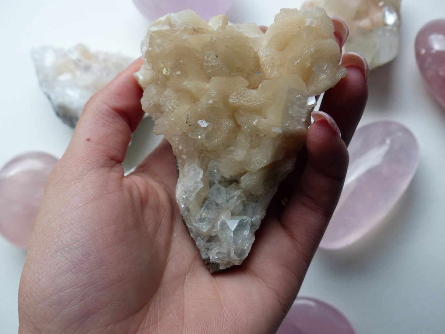 Stillbite & Apophyllite Cluster (#1)