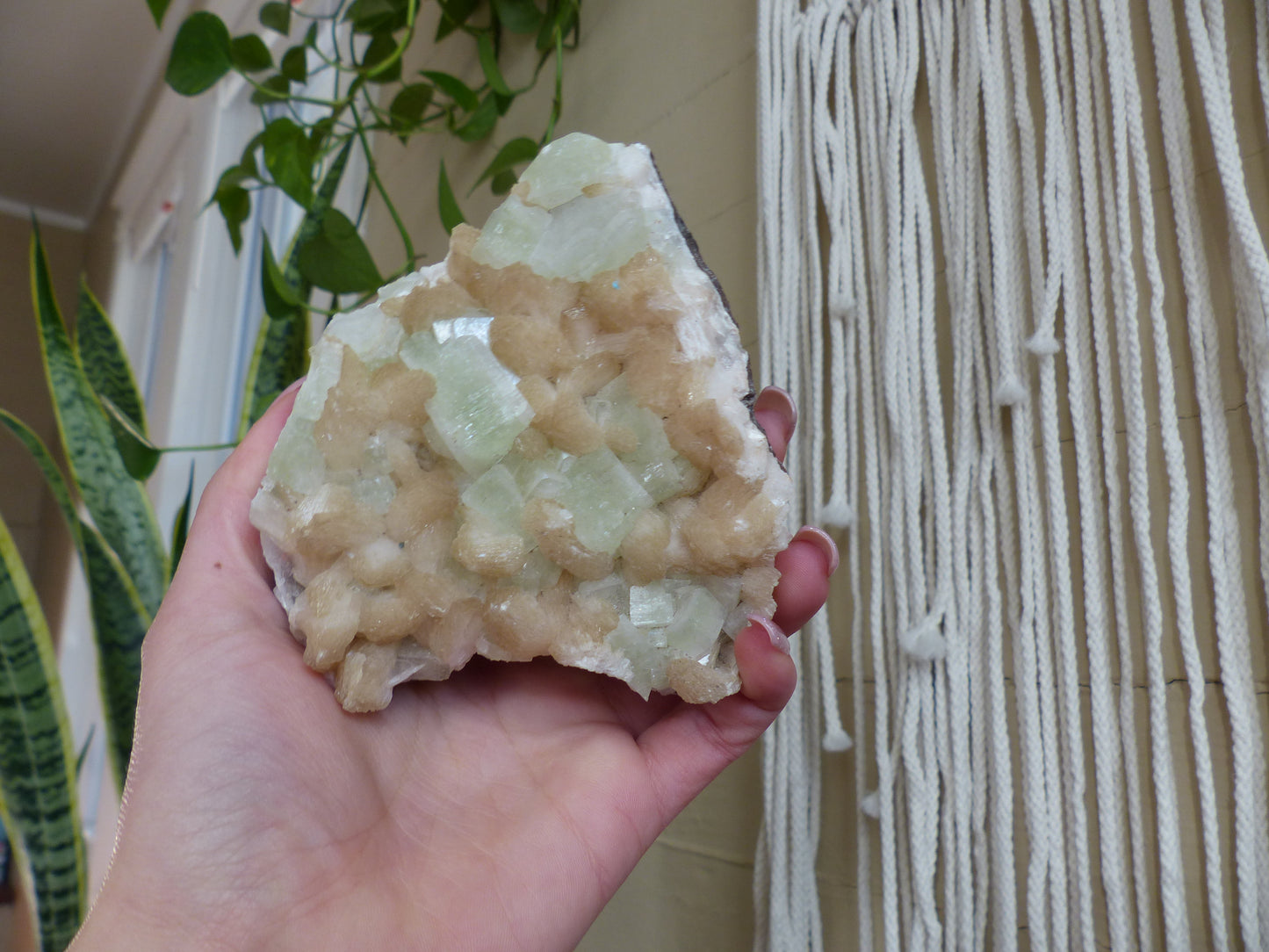 Stillbite & Apophyllite Cluster (#13)