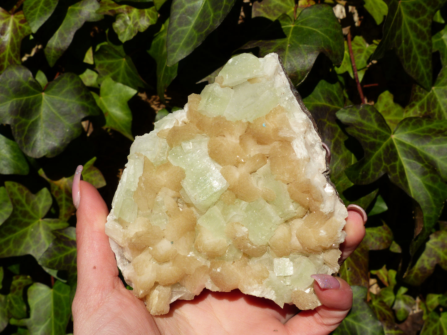 Stillbite & Apophyllite Cluster (#13)