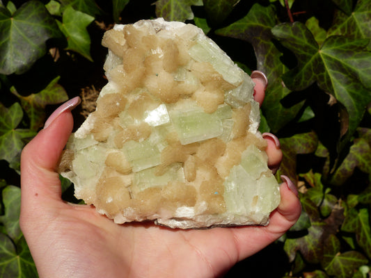 Stillbite & Apophyllite Cluster (#13) - Simply Affinity