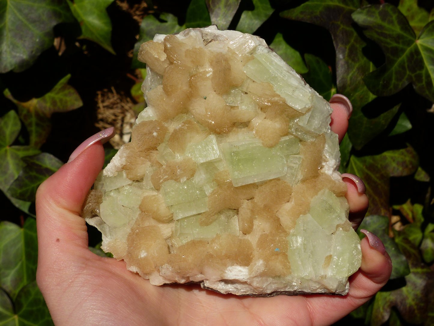 Stillbite & Apophyllite Cluster (#13)