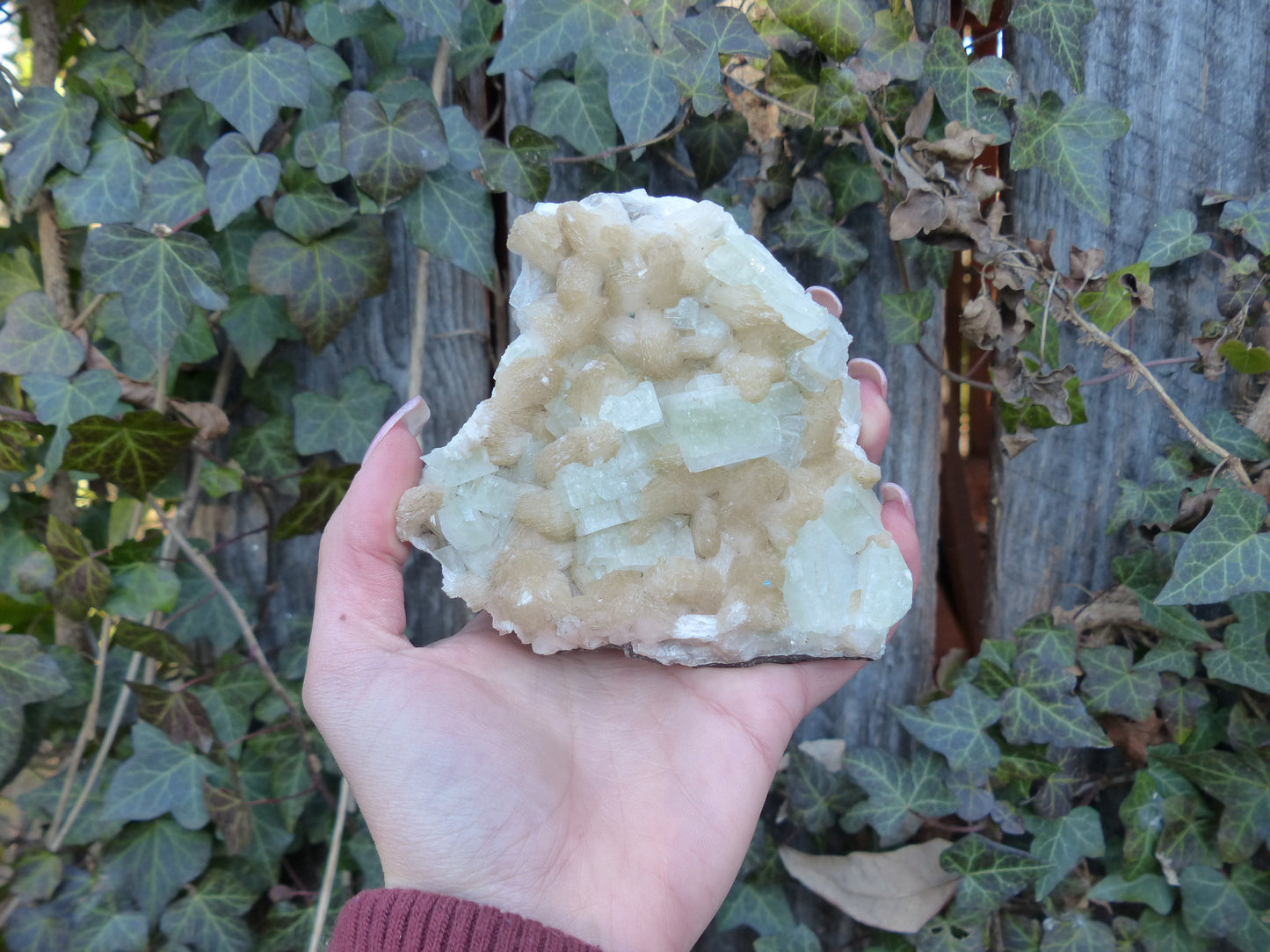 Stillbite & Apophyllite Cluster (#13)