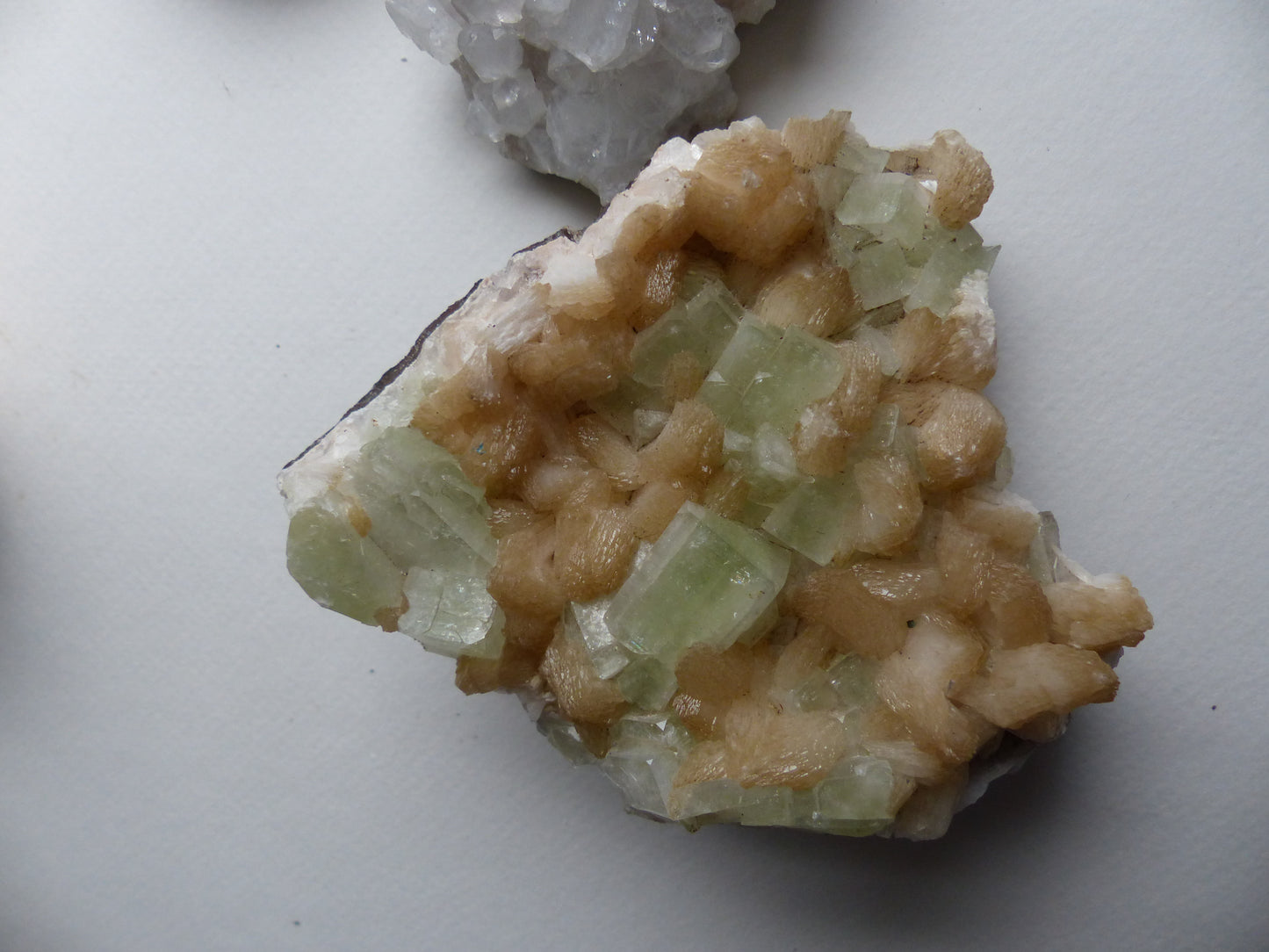 Stillbite & Apophyllite Cluster (#13)