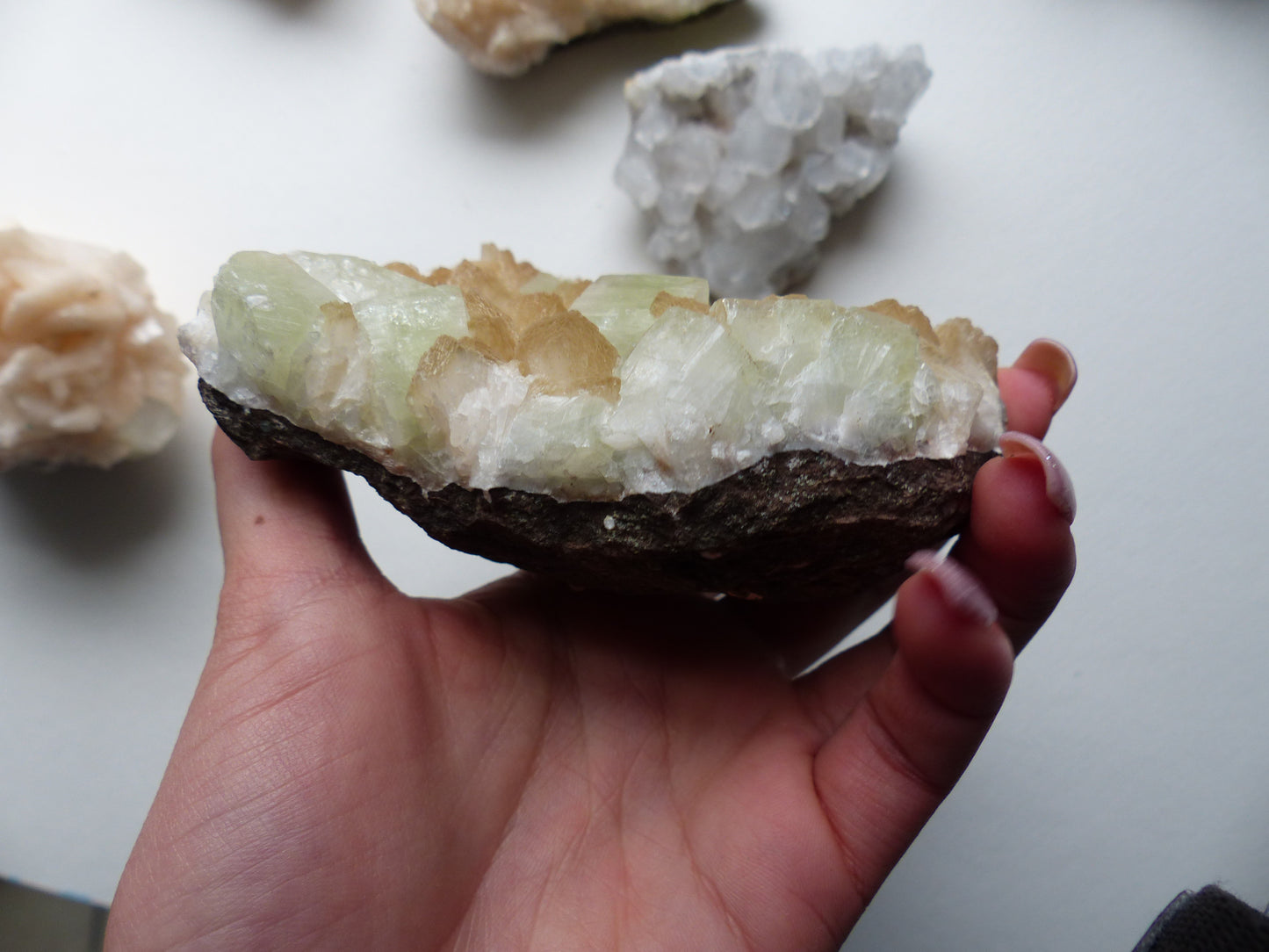 Stillbite & Apophyllite Cluster (#13)