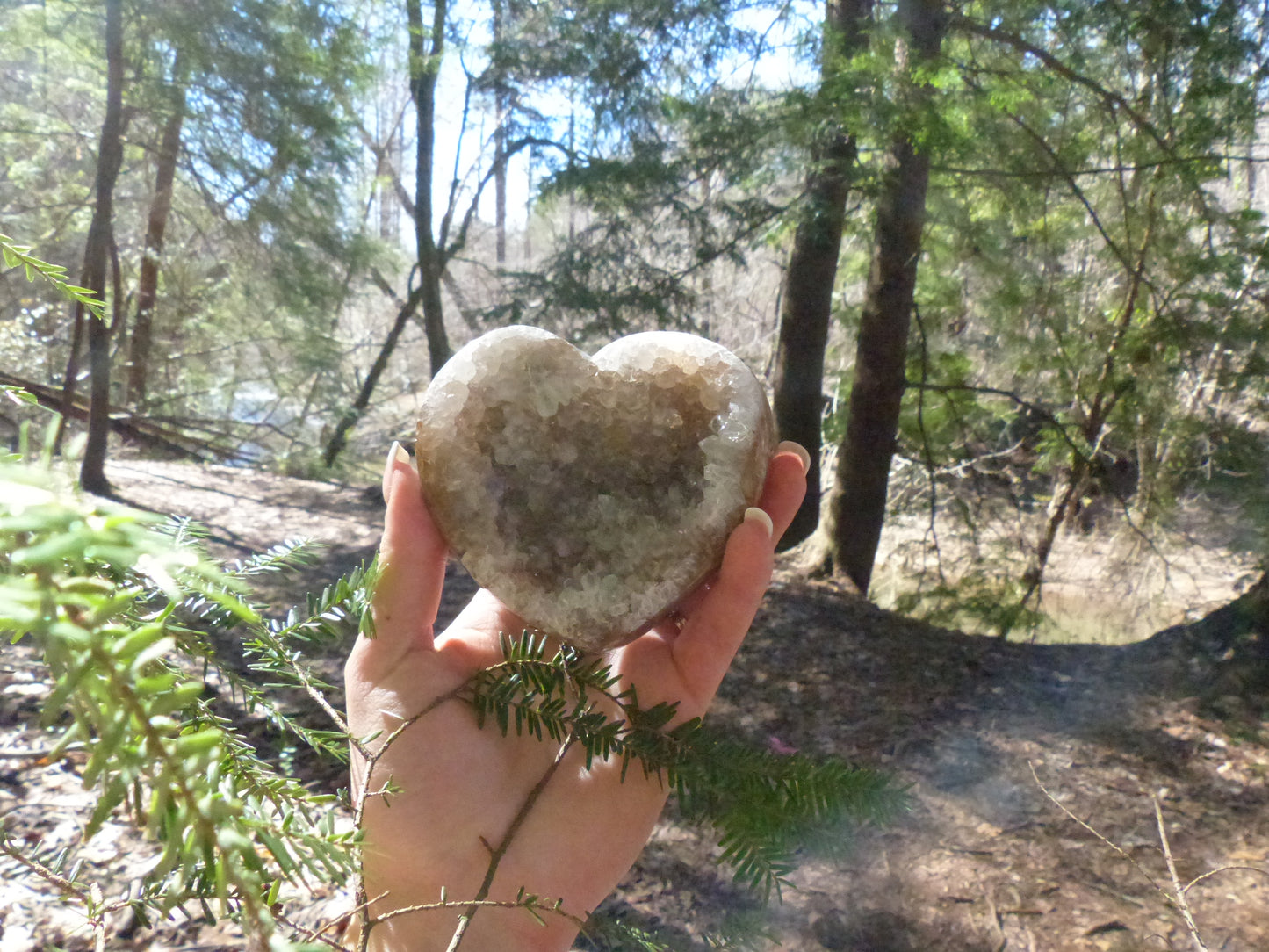 Quartz Geode & Agate Heart (#6) - Simply Affinity