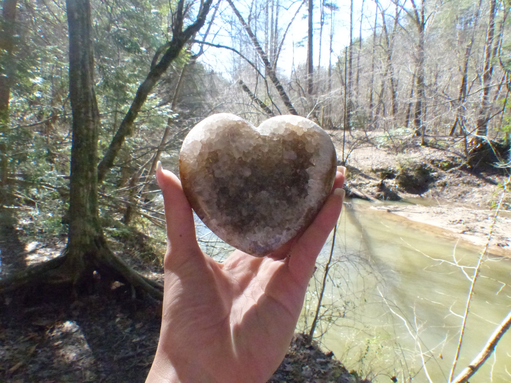 Quartz Geode & Agate Heart (#6) - Simply Affinity