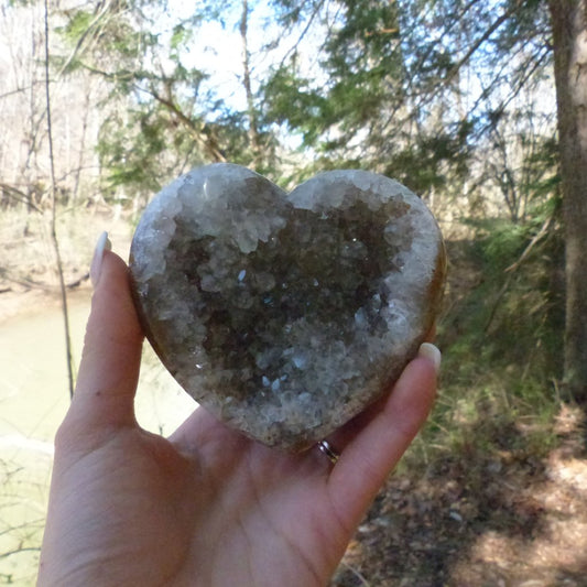 Quartz Geode & Agate Heart (#6) - Simply Affinity