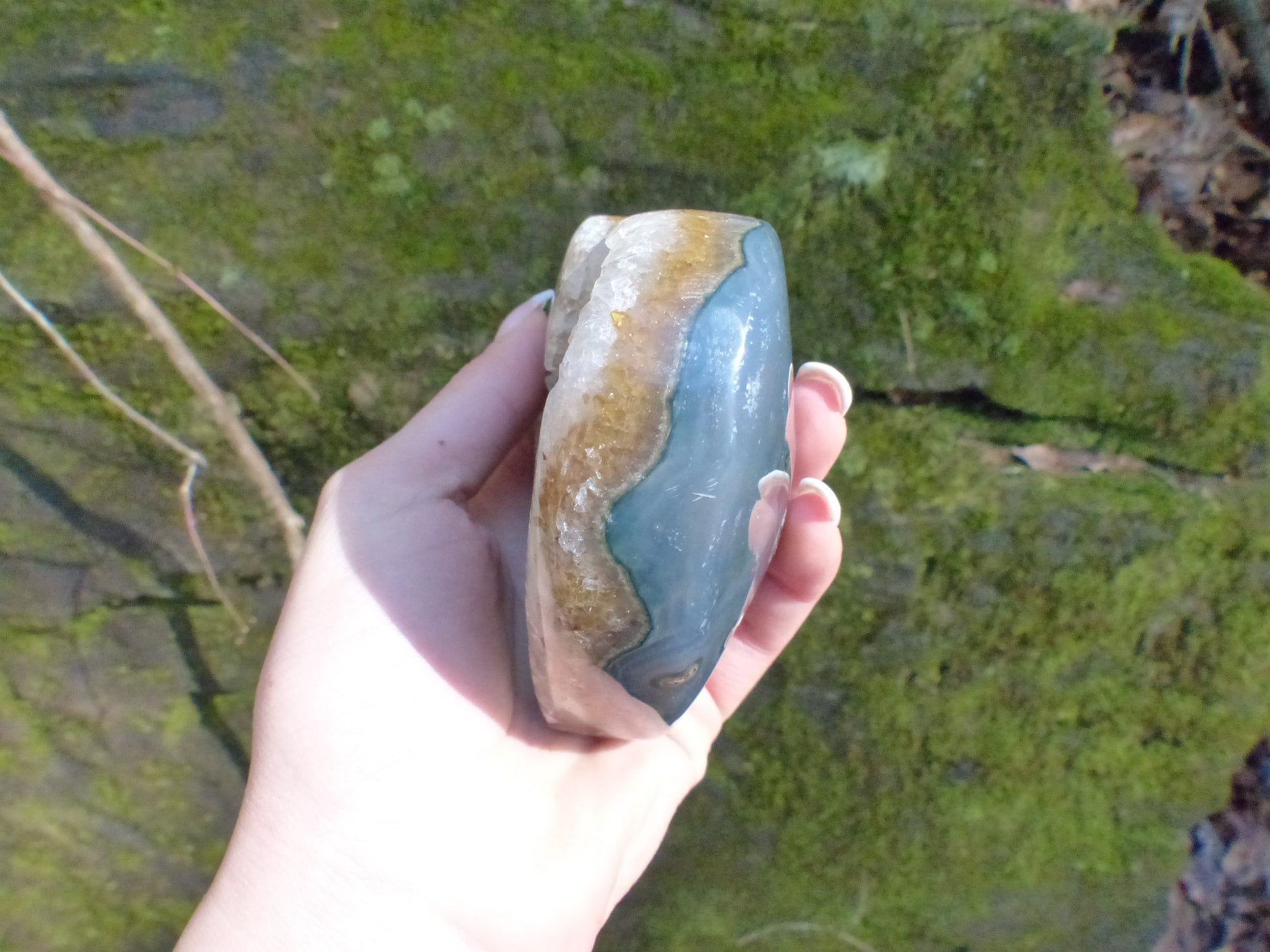 Quartz Geode & Agate Heart (#6) - Simply Affinity
