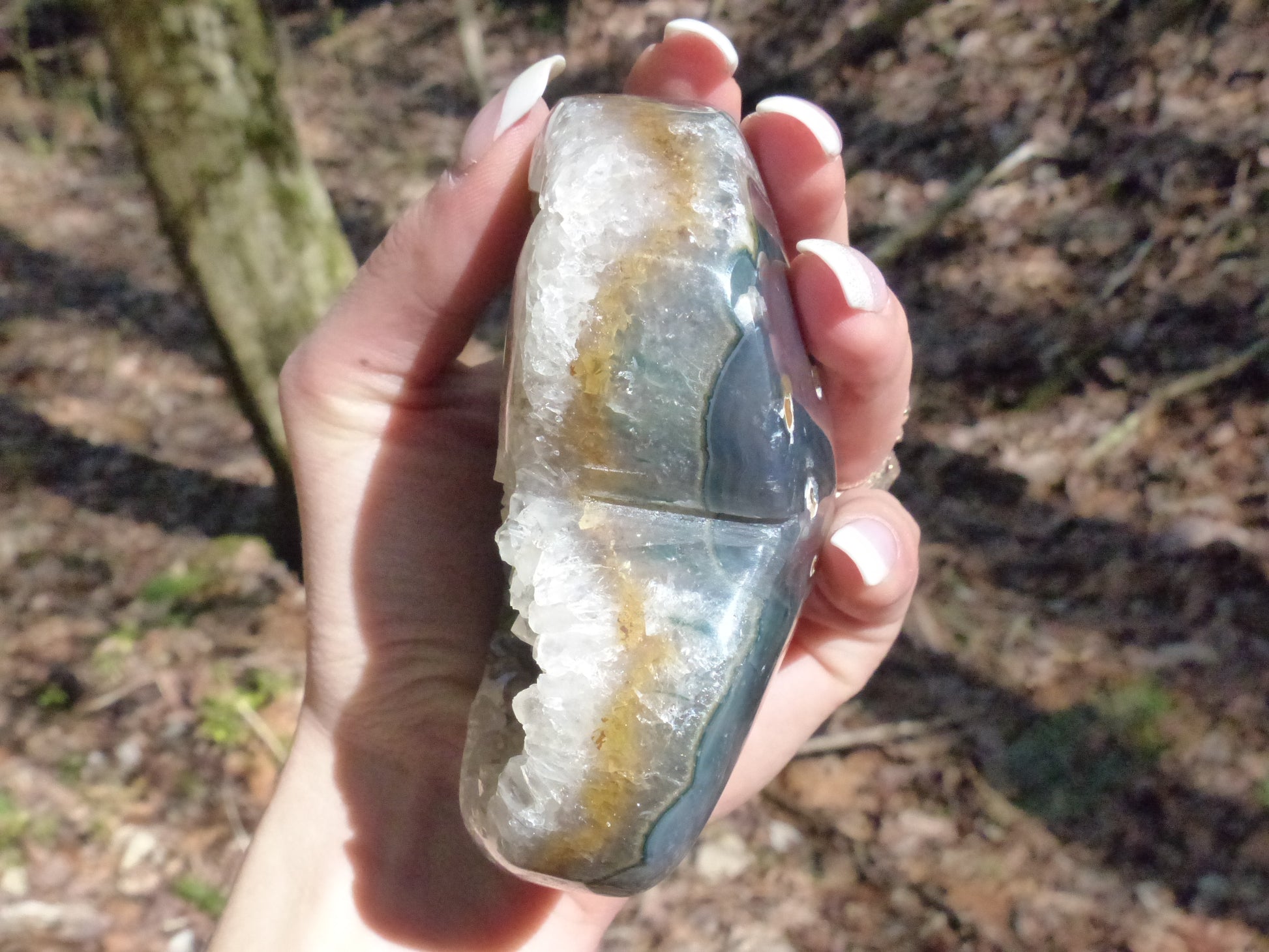 Quartz Geode & Agate Heart (#6) - Simply Affinity