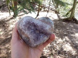 Amethyst Geode & Agate Heart (#1) - Simply Affinity