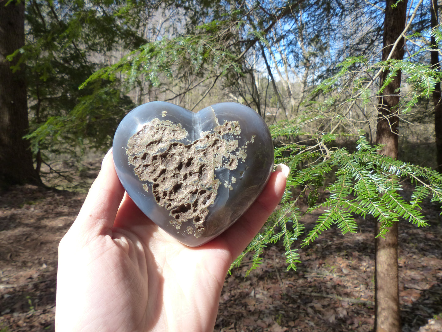 Quartz Geode & Agate Heart (#3) - Simply Affinity
