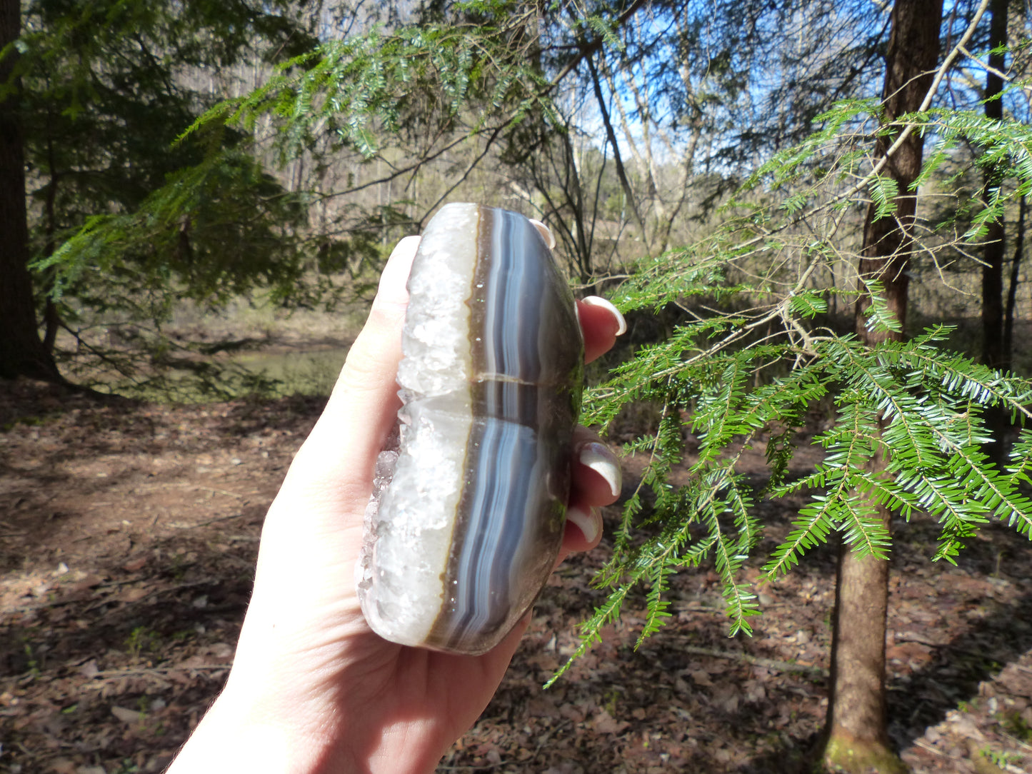 Quartz Geode & Agate Heart (#3) - Simply Affinity