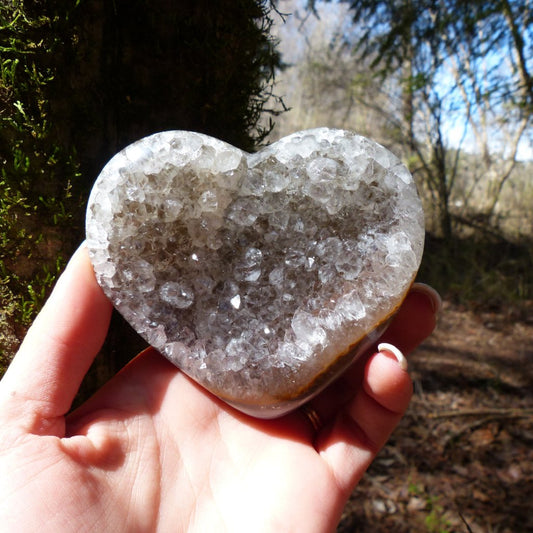 Quartz Geode & Agate Heart (#3) - Simply Affinity