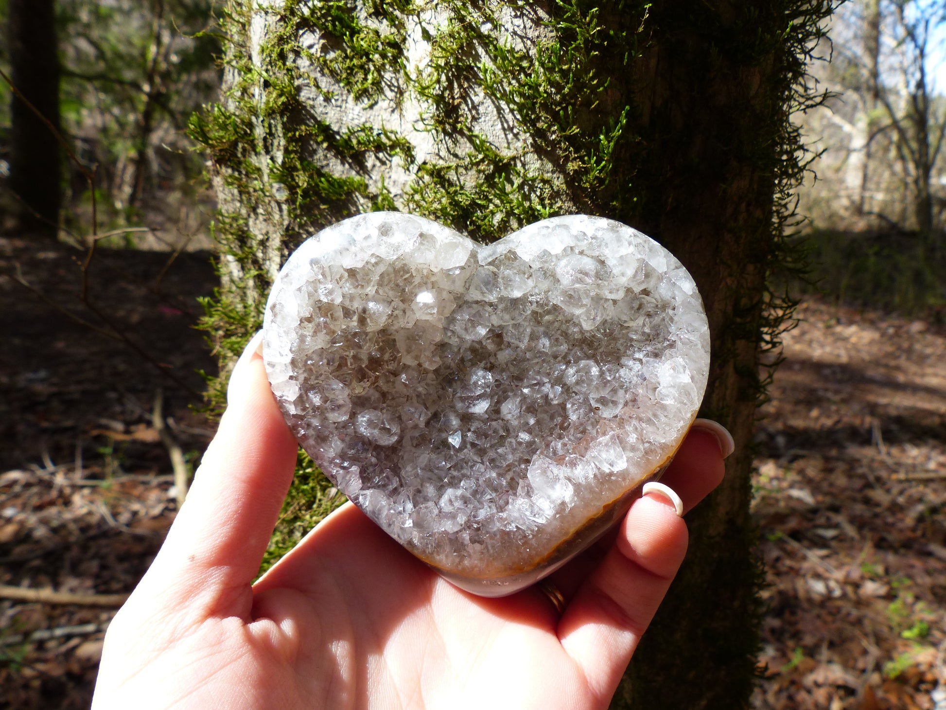 Quartz Geode & Agate Heart (#3) - Simply Affinity