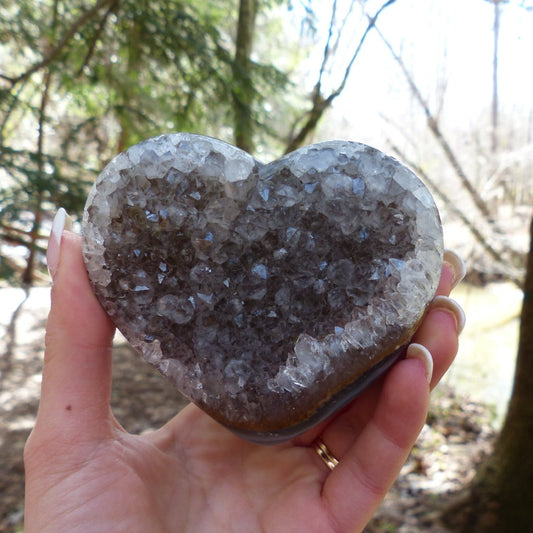 Quartz Geode & Agate Heart (#3) - Simply Affinity
