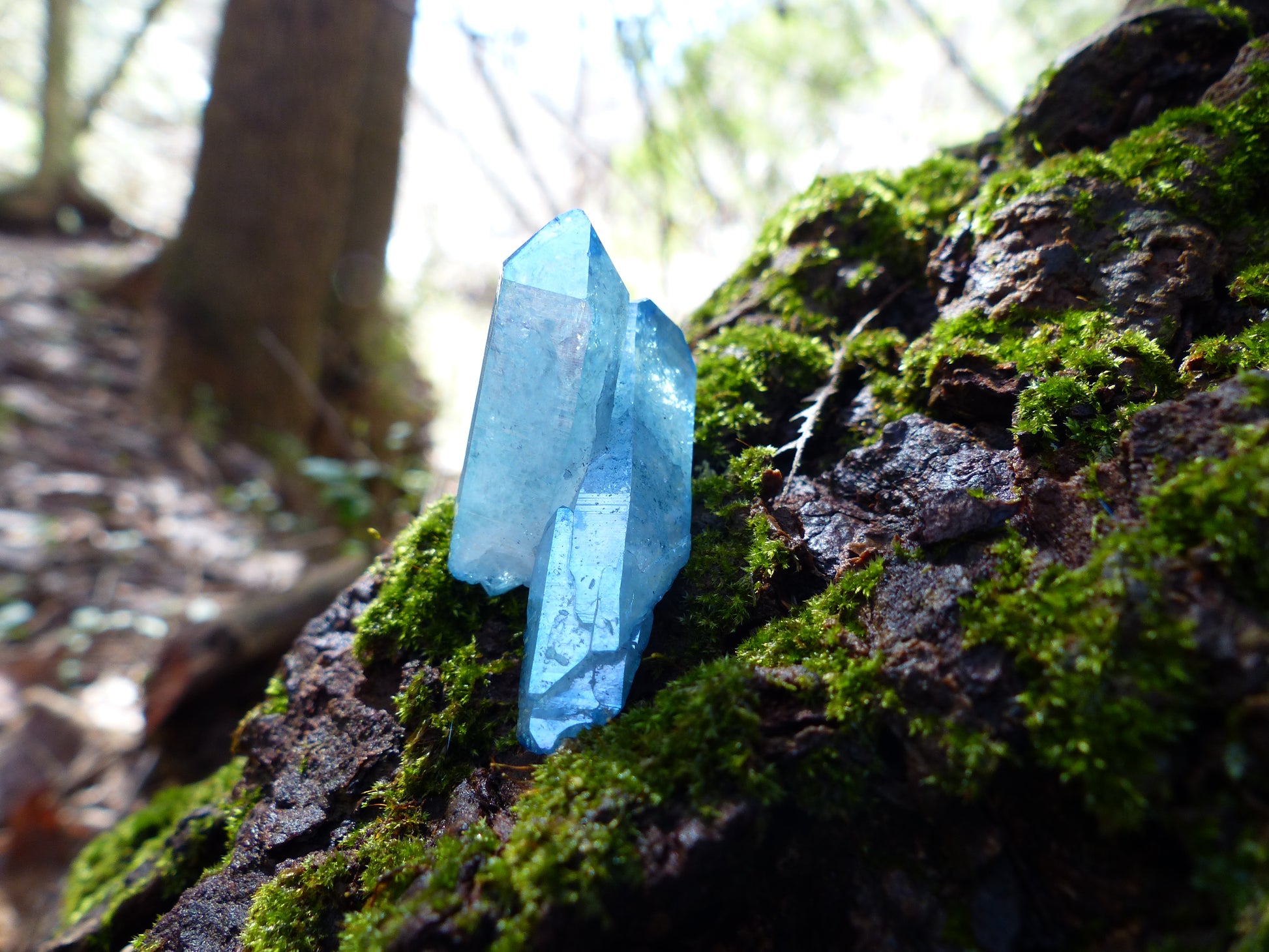 Arkansas Aqua Aura Quartz Point (#3) - Simply Affinity