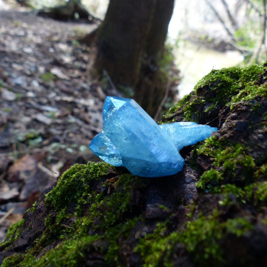 Arkansas Aqua Aura Quartz Point (#3) - Simply Affinity