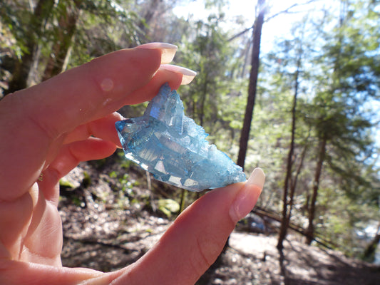 Arkansas Aqua Aura Quartz Point (#2) - Simply Affinity