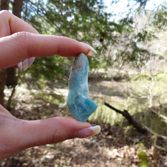 Tumbled Larimar Specimen #1
