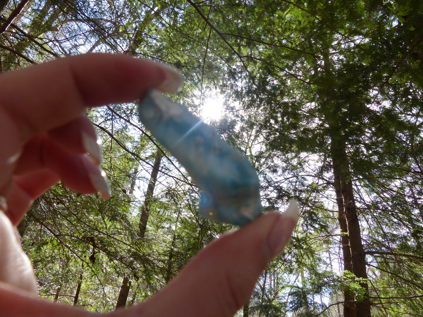 Tumbled Larimar Specimen #1
